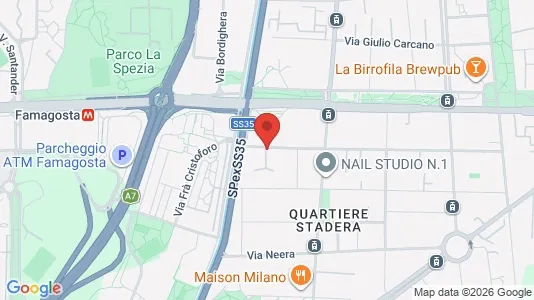Rooms for rent i Milano Zona 5 - Vigentino, Chiaravalle, Gratosoglio - kort over placeringen