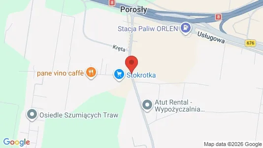 Apartments for rent i Białostocki - kort over placeringen