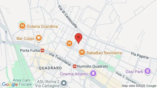 Apartments for rent i Roma Municipio V – Prenestino/Centocelle - kort over placeringen
