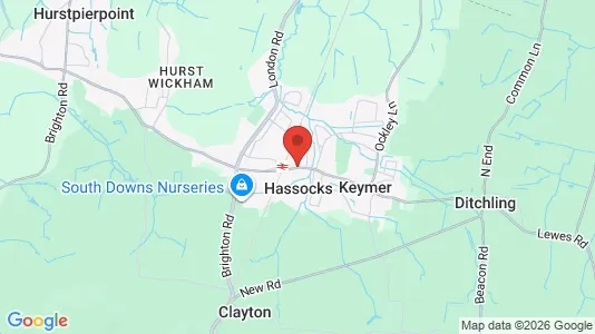 Apartments for rent i Hassocks - West Sussex - kort over placeringen