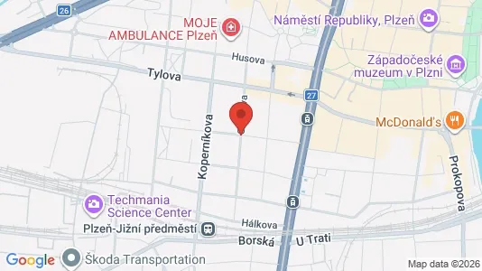 Apartments for rent in Plzeň-město - Photo from Google Street View