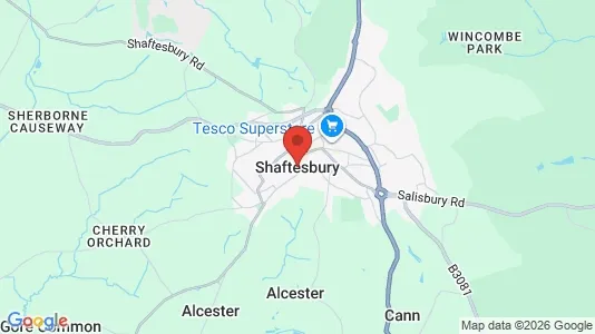 Houses for rent i Shaftesbury - Dorset - kort over placeringen