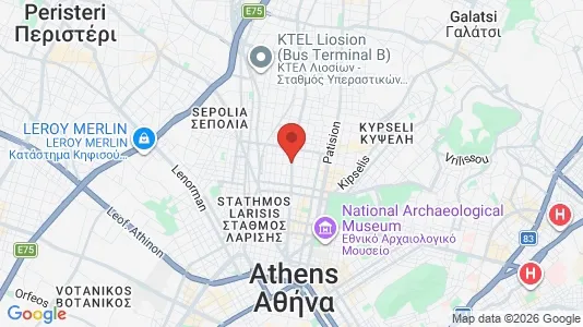 Apartments for rent i Athens Agios Panteleimonas - kort over placeringen