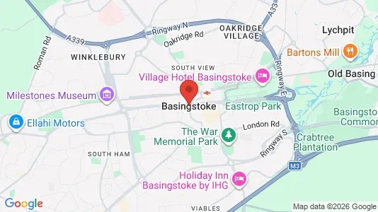Apartments for rent i Basingstoke - Hampshire - kort over placeringen