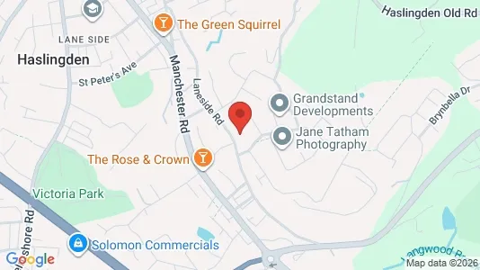 Rooms for rent i Rossendale - Lancashire - kort over placeringen