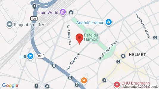 Apartments for rent i Brussels Schaarbeek - kort over placeringen