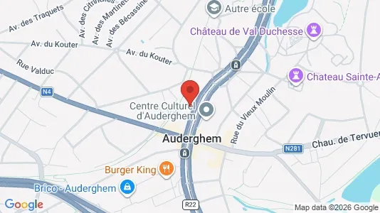 Apartments for rent i Brussels Oudergem - kort over placeringen