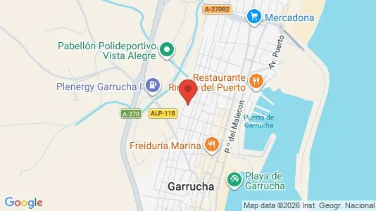 Apartments for rent i Garrucha - kort over placeringen