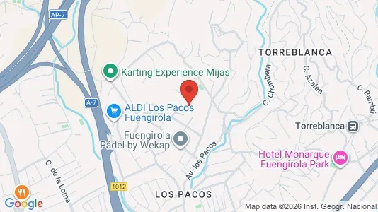 Apartments for rent i Fuengirola - kort over placeringen