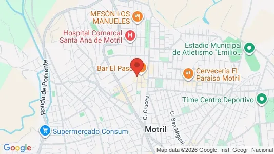 Apartments for rent i Motril - kort over placeringen