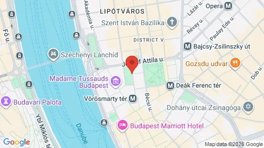 Apartments for rent i Budapest Belváros-Lipótváros - kort over placeringen