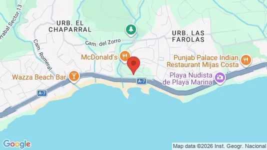 Apartments for rent i Fuengirola - kort over placeringen