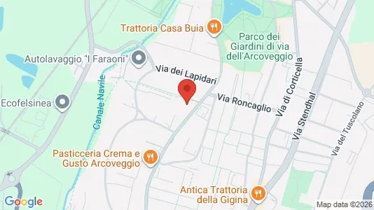 Apartments for rent i Bologna - kort over placeringen