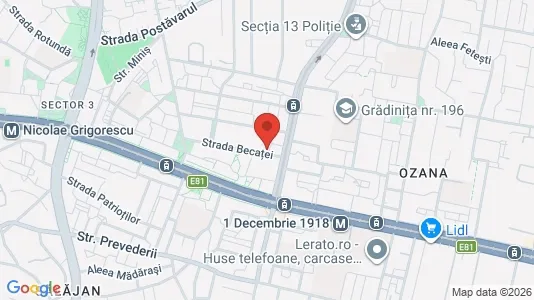 Apartments for rent i Bucharest - Sectorul 3 - kort over placeringen