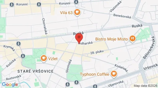 Apartments for rent i Prague 10 - kort over placeringen