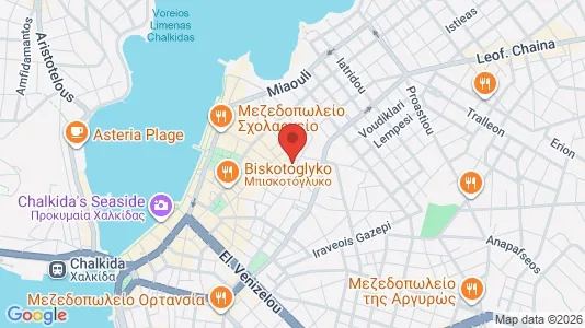 Apartments for rent i Chalcis - kort over placeringen