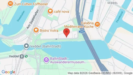 Apartments for rent i Hamburg Mitte - kort over placeringen