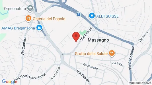 Apartments for rent i Lugano - kort over placeringen
