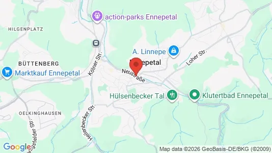 Apartments for rent i Ennepe-Ruhr-Kreis - kort over placeringen