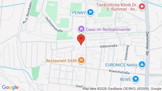 Apartments for rent i Mecklenburgische Seenplatte - kort over placeringen