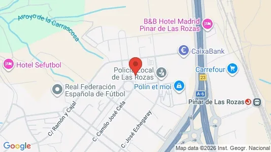 Apartments for rent i Las Rozas de Madrid - kort over placeringen