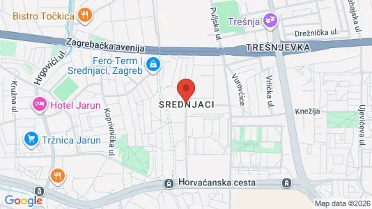 Apartments for rent i Sljeme (Medvednica-Tomislavac) - kort over placeringen