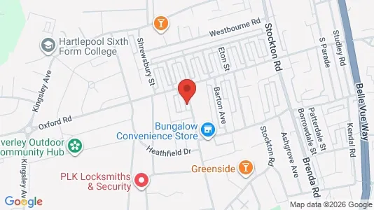 Apartments for rent i Hartlepool - Cleveland - kort over placeringen