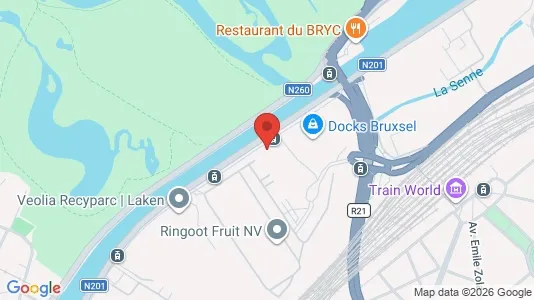 Apartments for rent i Stad Brussel - kort over placeringen