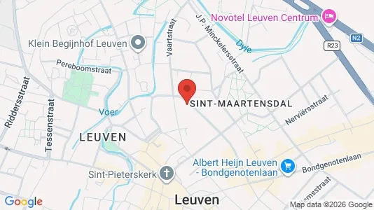 Apartments for rent i Leuven - kort over placeringen