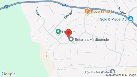 Rooms for rent i Finspång - kort over placeringen
