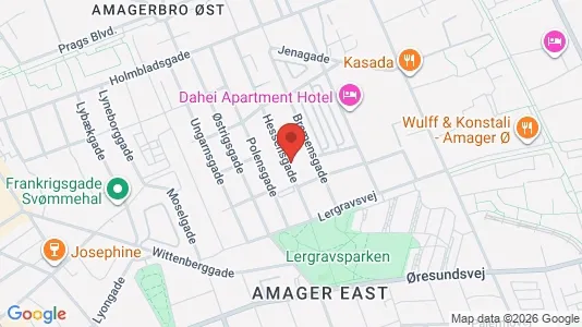 Apartments for rent i Copenhagen S - kort over placeringen