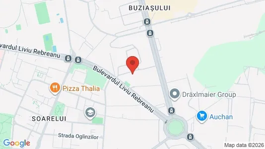 Apartments for rent i Timişoara - kort over placeringen