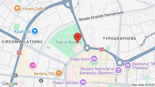 Apartments for rent i Timişoara - kort over placeringen