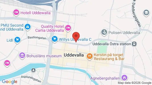 Apartments for rent i Uddevalla - kort over placeringen