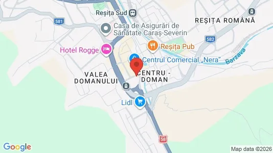 Apartments for rent i Reşiţa - kort over placeringen