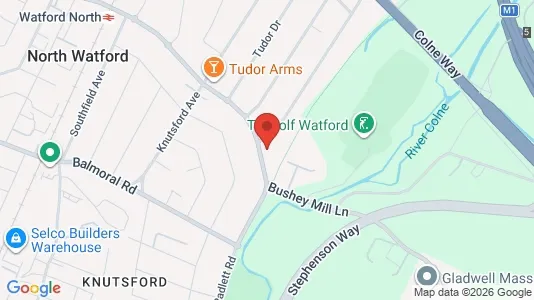 Apartments for rent i Watford - Hertfordshire - kort over placeringen
