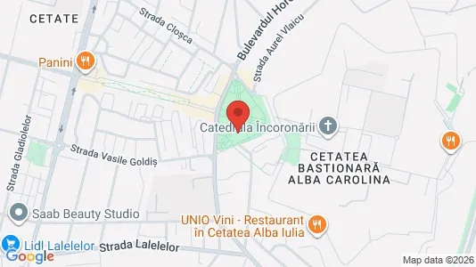 Apartments for rent i Alba Iulia - kort over placeringen