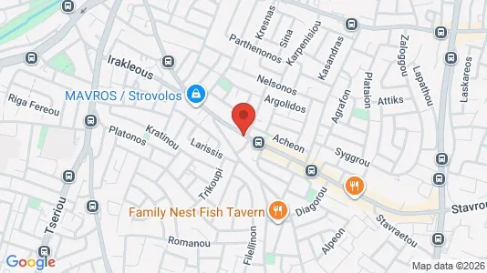 Apartments for rent i Nicosia Strovolos - kort over placeringen
