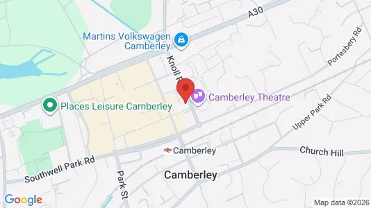 Apartments for rent i Camberley - Surrey - kort over placeringen