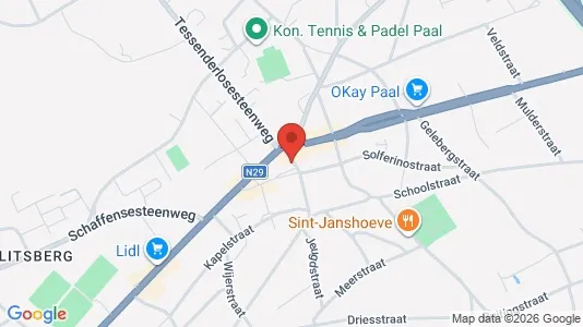 Apartments for rent i Beringen - kort over placeringen