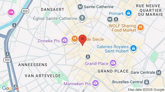 Apartments for rent i Stad Brussel - kort over placeringen