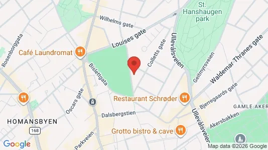 Apartments for rent i Oslo St. Hanshaugen - kort over placeringen