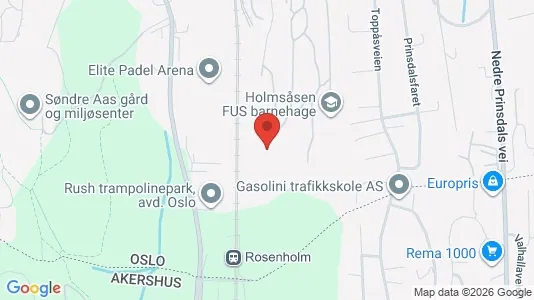 Apartments for rent i Oslo Søndre Nordstrand - kort over placeringen