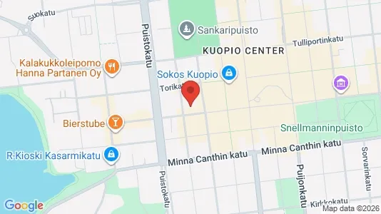 Apartments for rent i Kuopio - kort over placeringen