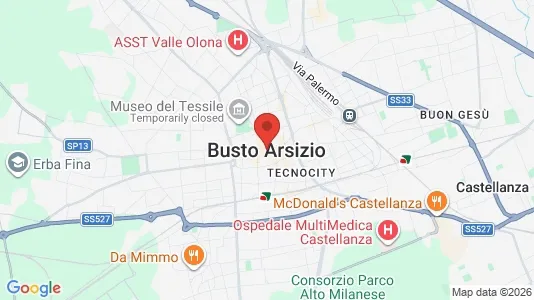 Apartments for rent i Busto Arsizio - kort over placeringen