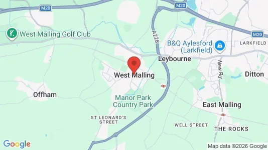 Houses for rent i West Malling - Kent - kort over placeringen