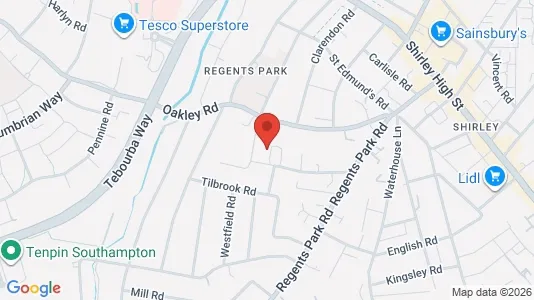 Apartments for rent i Southampton - Hampshire - kort over placeringen