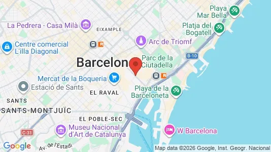 Apartments for rent i Barcelona Ciutat Vella - kort over placeringen