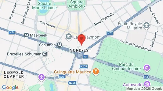 Apartments for rent i Stad Brussel - kort over placeringen