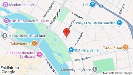 Apartments for rent i Eskilstuna - kort over placeringen